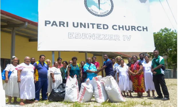 Student Services staff with the Church Members